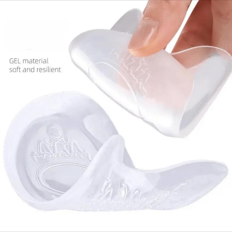 Fascite Plantare Gel di Silicone Talloniere Ammortizzanti Talloniere per Dolore Tallone Speroni Calcaneari Sollievo dal Dolore Tallone Cuscinetto per Piede Solette per Scarpe