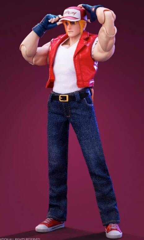 [AC] TUNSHI STUDIO 1/12 THE KING OF FIGHTERS Terry Bogard Movable Action Figure with Body, Head, Costume, and Accessories (Full Set)