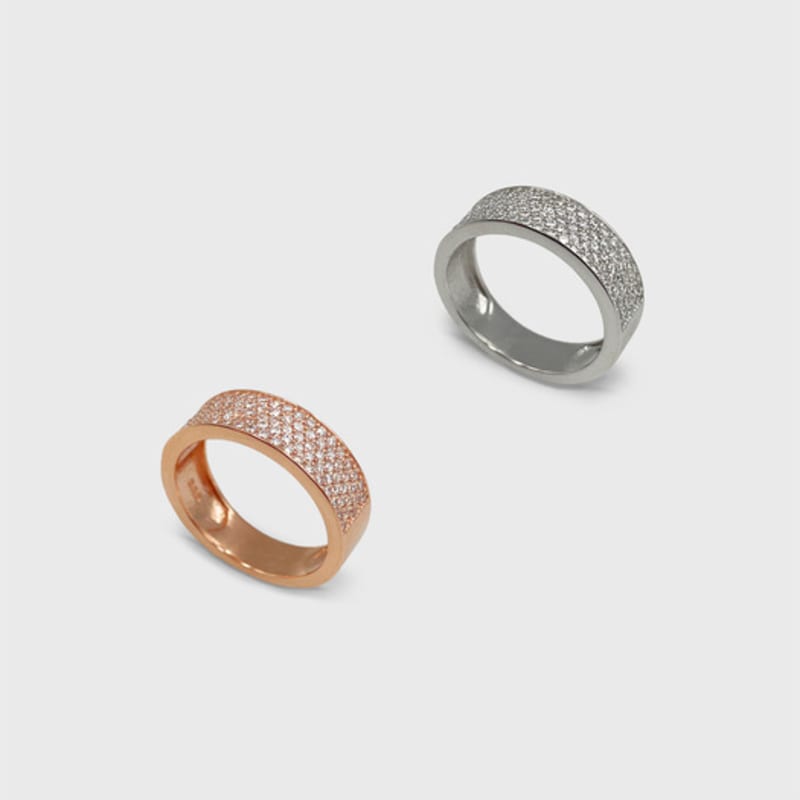 Jean Paul Clarisse [SILVER] Rich Cubic Ring JS-25-005R