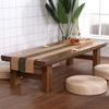 Tatami Cushion Natural Straw Hand Woven Meditation Japanese-style Household Padded Round Pouf for Garden