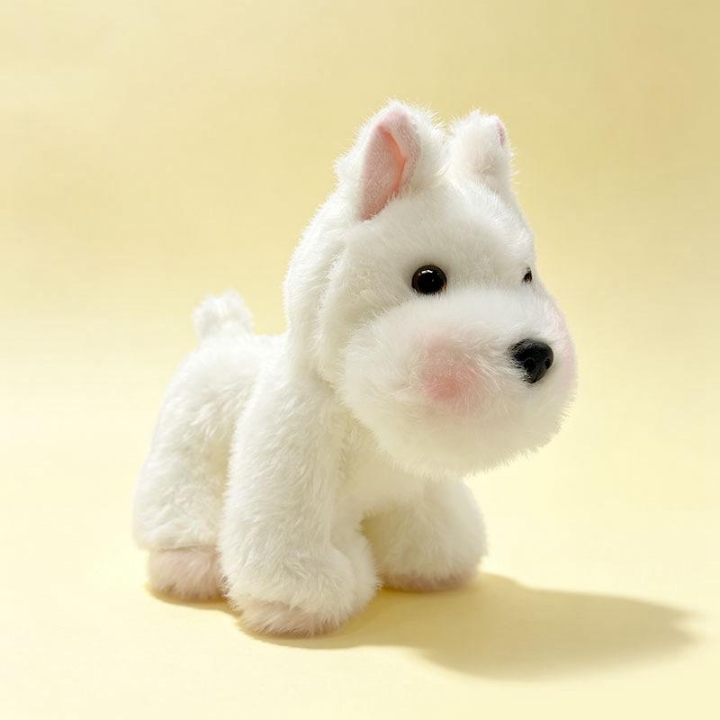 Cute Plush Toy of A Realistic Little Dog, Such As A Corgi or Shiba Inu.Cute Plush Toy of A Realistic Little Dog, Such As A Corgi or Shiba Inu
