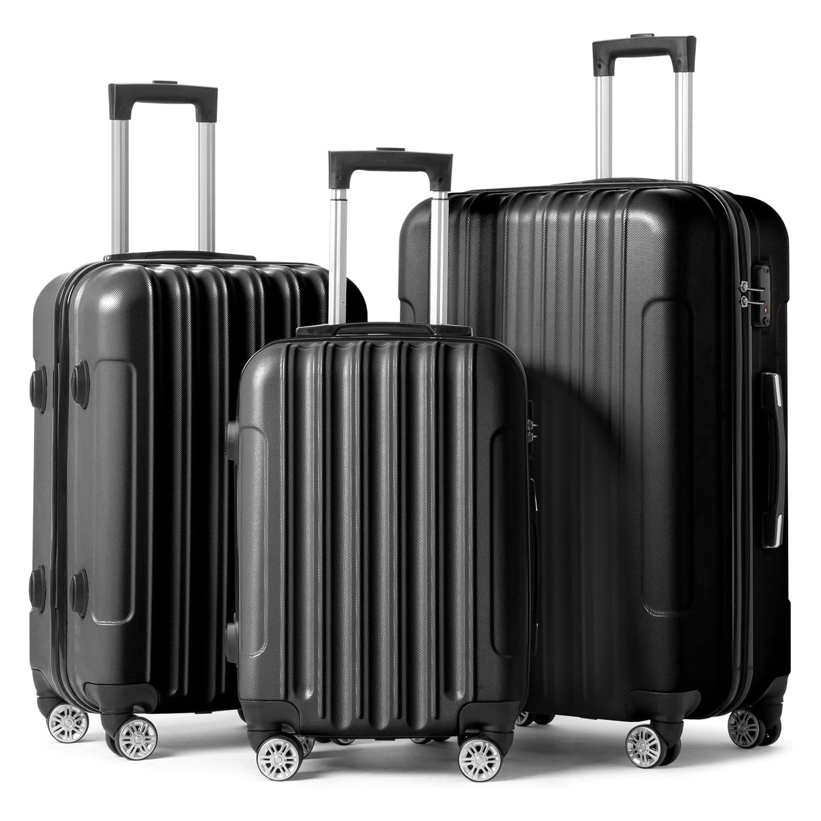 

Carry Carry Large Double 360 Degree Business School Overnight Stay S [SupTrip] Suitcase, Carry-on, Ultra-lightweight, Case, Large, Ultra-lightweight, чорний