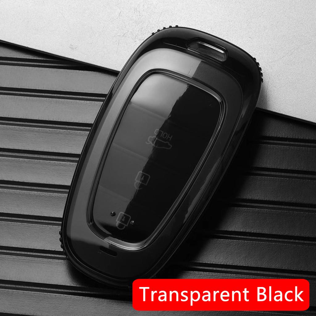 Clear Transparent Tpu Car Smart Key Cover Case For Hyundai Sonata Tucson Santa Fe Cruz Ioniq 5 Palisade Nexo Accessories