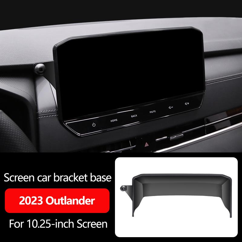 

Для Mitsubishi Outlander Автомобильный держатель для мобильного телефона Беспроводная зарядка Кронштейн Крепежная база для центрального экрана 10,25 дюйма 2023 Outlander