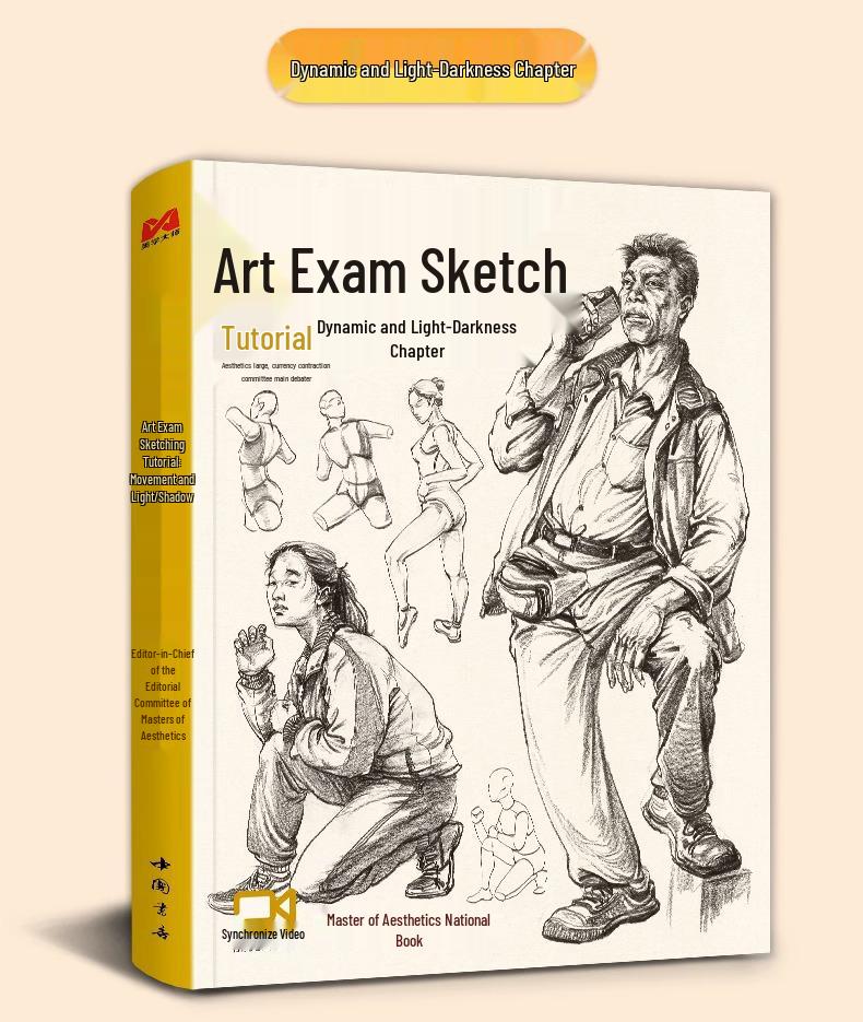 Video Sync: 3 Figurative Sketching Tutorials & Practice Books for Art Exams - Line Drawing & Human Anatomy