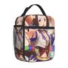 Uma Musume Pretty Derby Merch Insulated Lunch Bag For Office Food Storage Bag Reusable Thermal Cooler Lunch Boxes