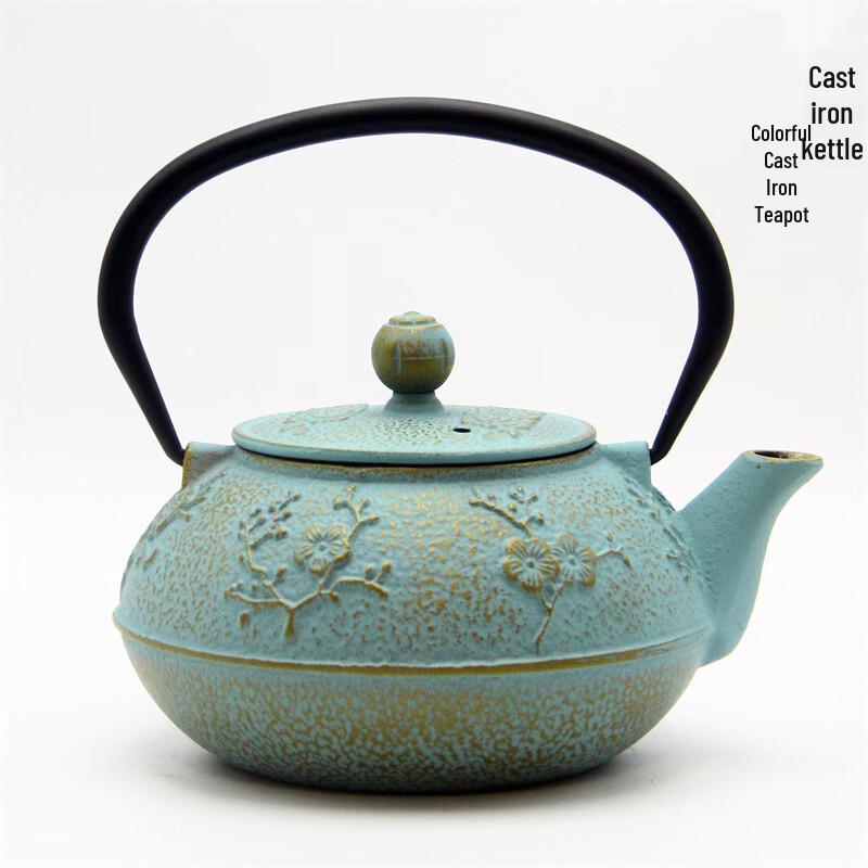 Colorful Enamel Cast Iron Teapot