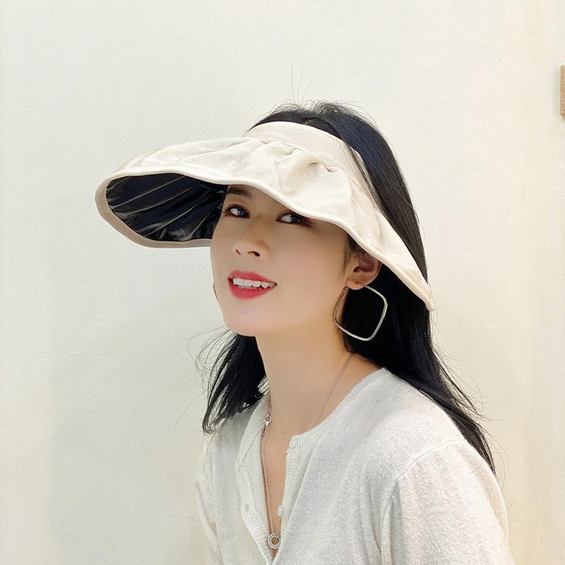 Headband shell hat women's sun hat sun protection korean style fisherman hat sun hat