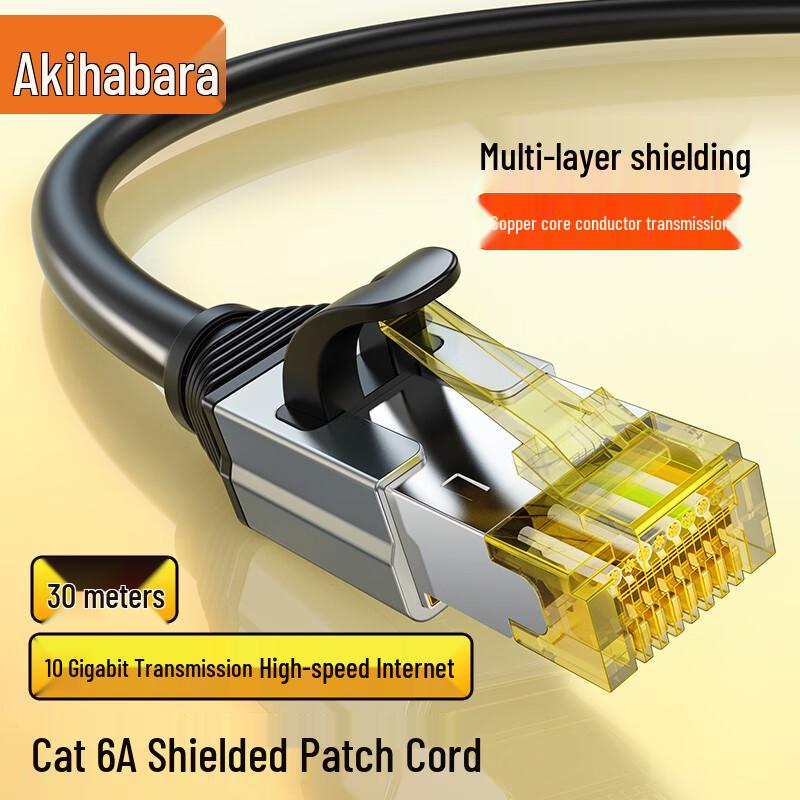 

CHOSEAL Cat6a Double Shielded Network Cable 30m
