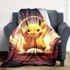 1PC Pikachu Blanket, Throw For Sofa, Bed, Travel, Camping, Livingroom,