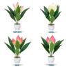Künstliches Weißes Anthurium Blumenarrangement - Hochzeits- & Restaurant-Tischdekoration