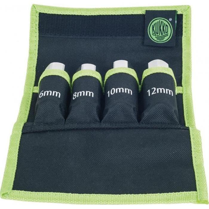 4-piece Stud Extractor Set 6-12mm KUKKO - 4021176222801