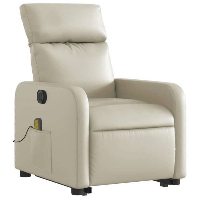 VidaXL Electric Massage Recliner, Relaxation Chair with Adjustable Backrest and Footrest, Salon Seat 3206771