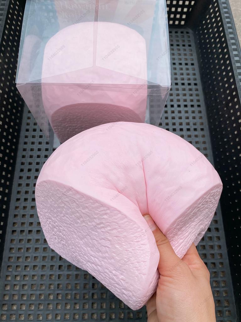 Super Big Hawaiian Bread Moist Slow Rising Squishy Toy Big Toast Fidget Toy ASMR Sensory Stress Relief Toys for Kids and Adults
