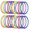 10pcs Plastic Toss Rings Target Jumping Children Outdoor Games for Party Jump Beach Toy Sports Sensory Integration Fun Toys Kids