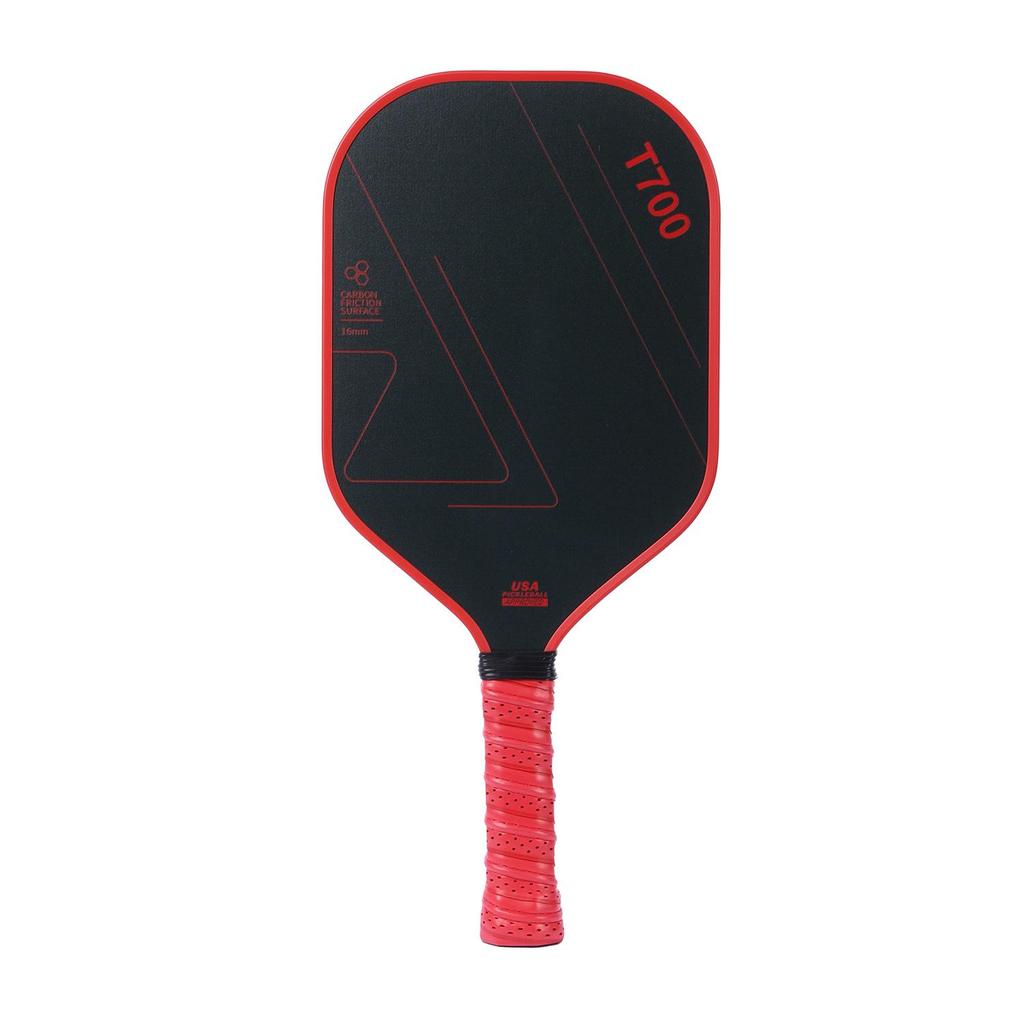 T700 Carbon Fiber Pickleball Paddle with Cloth Texture Frosting, 16mm Thickness, Professional Competition Quality.