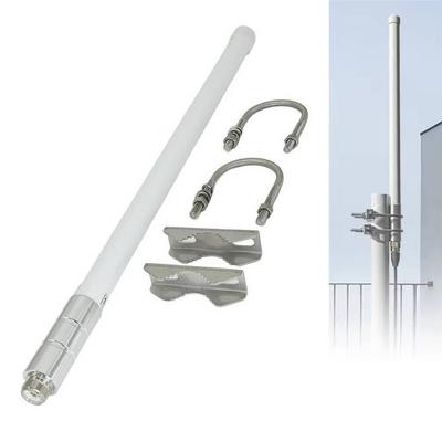 144/430MHz VHF UHF Fiberglass Mobile Radio Base Antenna Omnidirectional Outdoor Antenna PL259 To SO239 For Ham Radio Transceiver