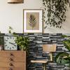 Skin Film Special-Shaped Tile Sticker American Wood Grain Wall Decoration Self-Adhesive Waterproof Wall Sticker Wallpaper