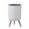 Tall Indoor Self-Watering Plastic Planter with Stand - Large Size, Breathable for Balcony Gardening