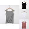Women's Soft Seamless Ribbed Racer Back Stretch Tank Top For Yoga And Layering