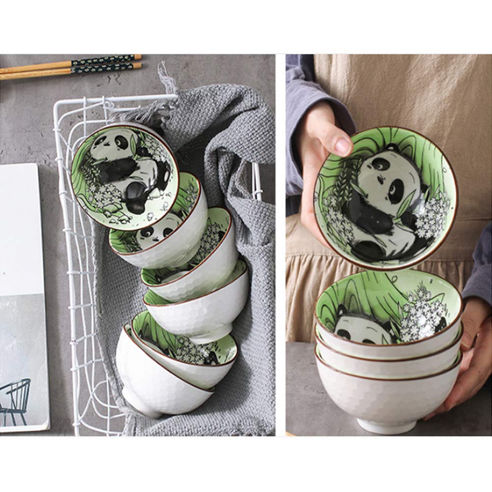 Panda Ceramic Cereal Ceramic Soup Ceramic Porcelain Bowls for the and Oven for and Dinner of Bowls, Bowls, Bowls, Kitchen, Cereal, Salad, Pasta, Soup,