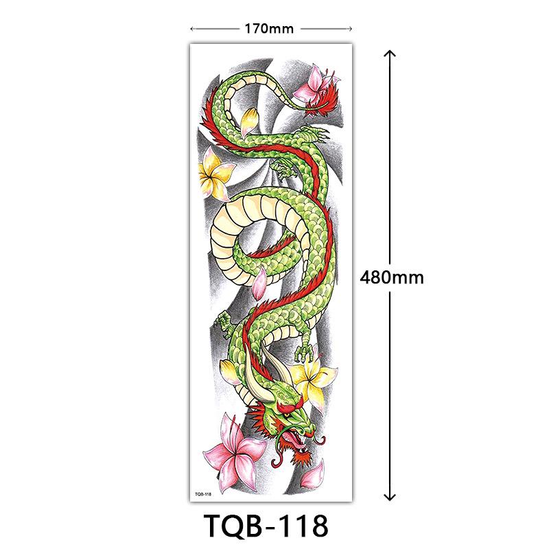 Full Arm Tattoo Sticker Full Arm, Full Arm Big Picture Tattoo Sticker, Flower Arm Tattoo Sticker Tattoo