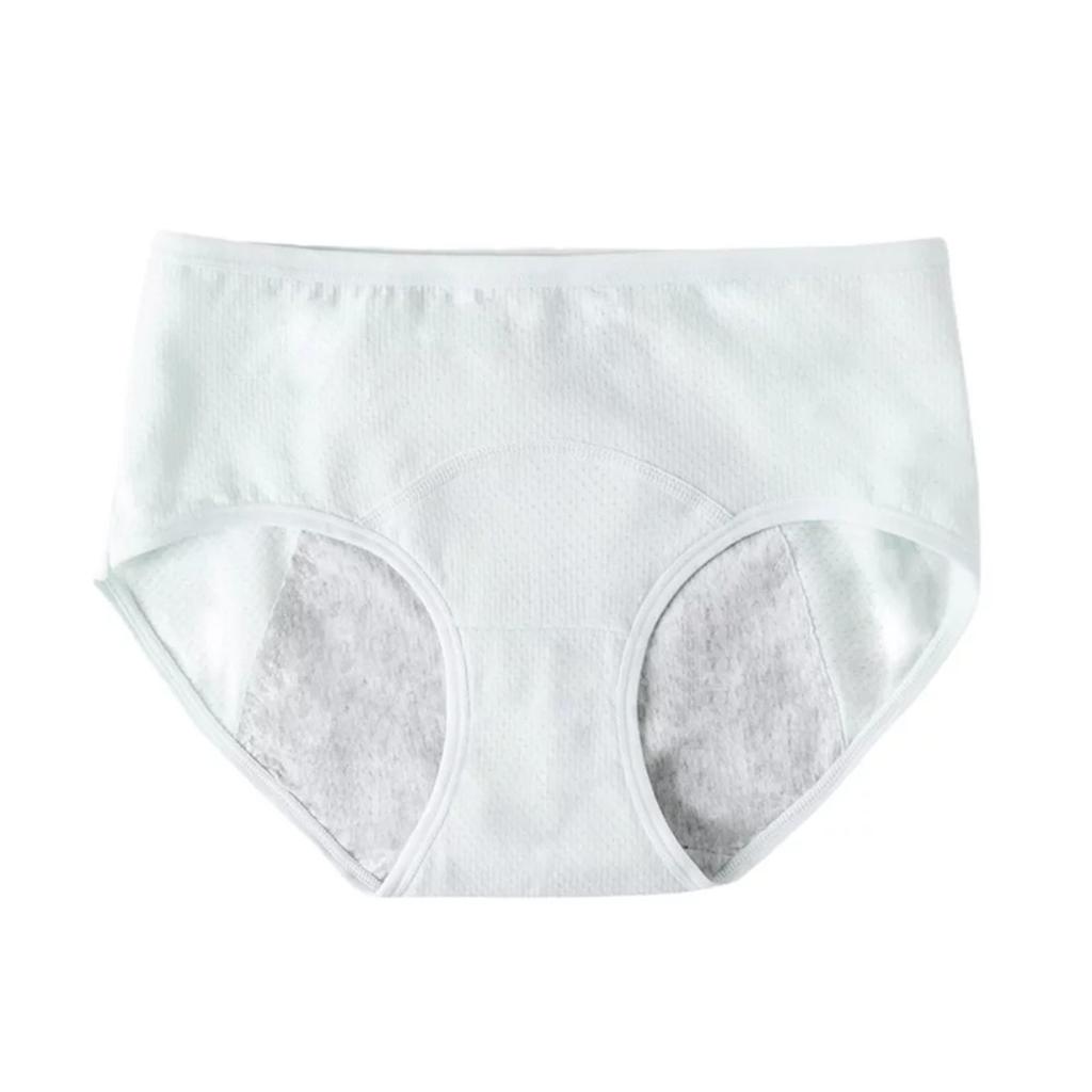Women's Cotton Leakproof Period Panties Middle Waist Comfortable Underwear
