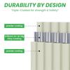 Raised Garden Bed Kit 8×2×1.4 FT Magnesium-Aluminum-Zinc Stainless Steel Metal Planter Box for Planting Outdoor Plants Vegetabl