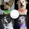 3 Modes Led Light Glowing Loss Prevention Rechargeable LED Dog Collars Glowing Luminous Pet Dog Collar Usb Dog Collar Night
