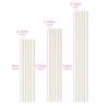 100Pcs Chocolate White Paper Lollipop Stick Great Reusable Candy Dessert Bakeware Kitchen Dining Bar Home Garden Candy Decor