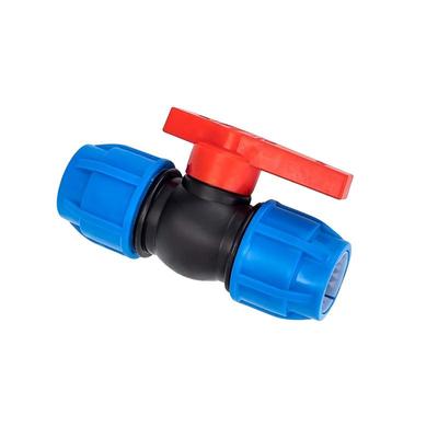 PE Quick Connect Double Union Ball Valve
