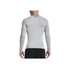 Under Armour Langarm Power Stretch Sport Fitness Shirt Herren Oberteile Modern-Grau 1257471-011