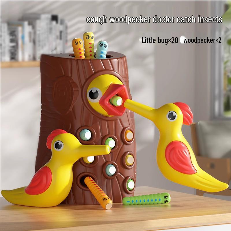 Early Education Worm-Catching Toy for Kids Ages 1-4