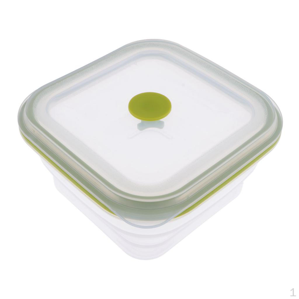 

Складной контейнер для пикника, миска для фруктов, контейнер для хранения, четкий контейнер 600ML