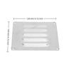 Stainless Steel Protected Flow Shutter 120x120mm Ventilation Shutters  Marine Applications