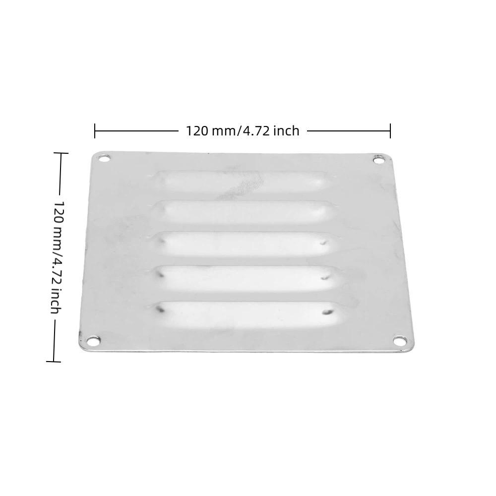 Stainless Steel Protected Flow Shutter 120x120mm Ventilation Shutters  Marine Applications