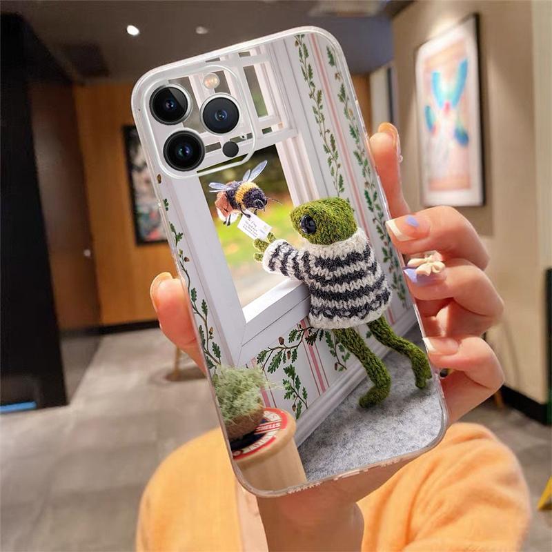

Phone Case For iphone 17 Pro Air 17ProMax 16 15 14 13 Pro Max 16 15 14 13 Pro 15Plus Frog iphone 16ProMax