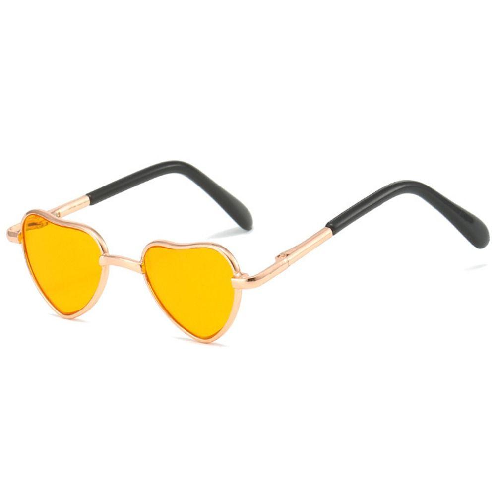 Cosplay Costume Pet Glasses Heart-Shaped Cosplay Eyeglasses Hippie Cat Dog Sunglasses