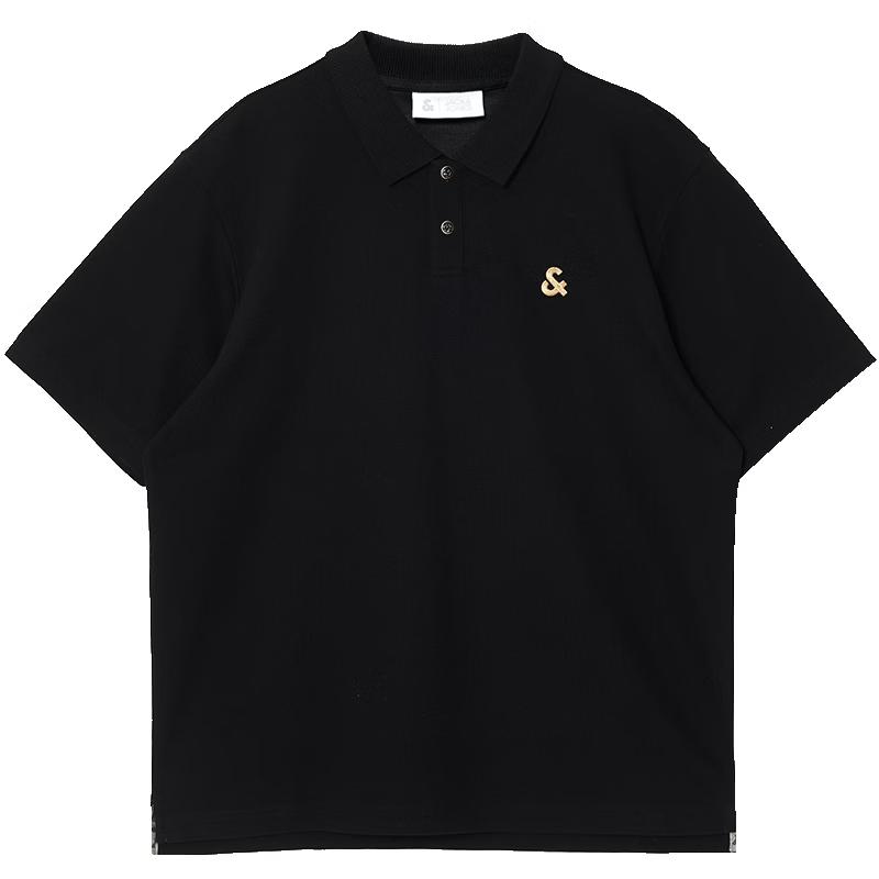 Jack & Jones Men s Color Block Waffle Knit Polo Shirt M