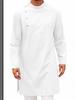 Arabic Style Fashionable Long Men's Shirt - Simple Muslim Robe