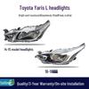 2014-18 Toyota Yaris Headlight Assembly: LED High/Low Beam Lamp Cover