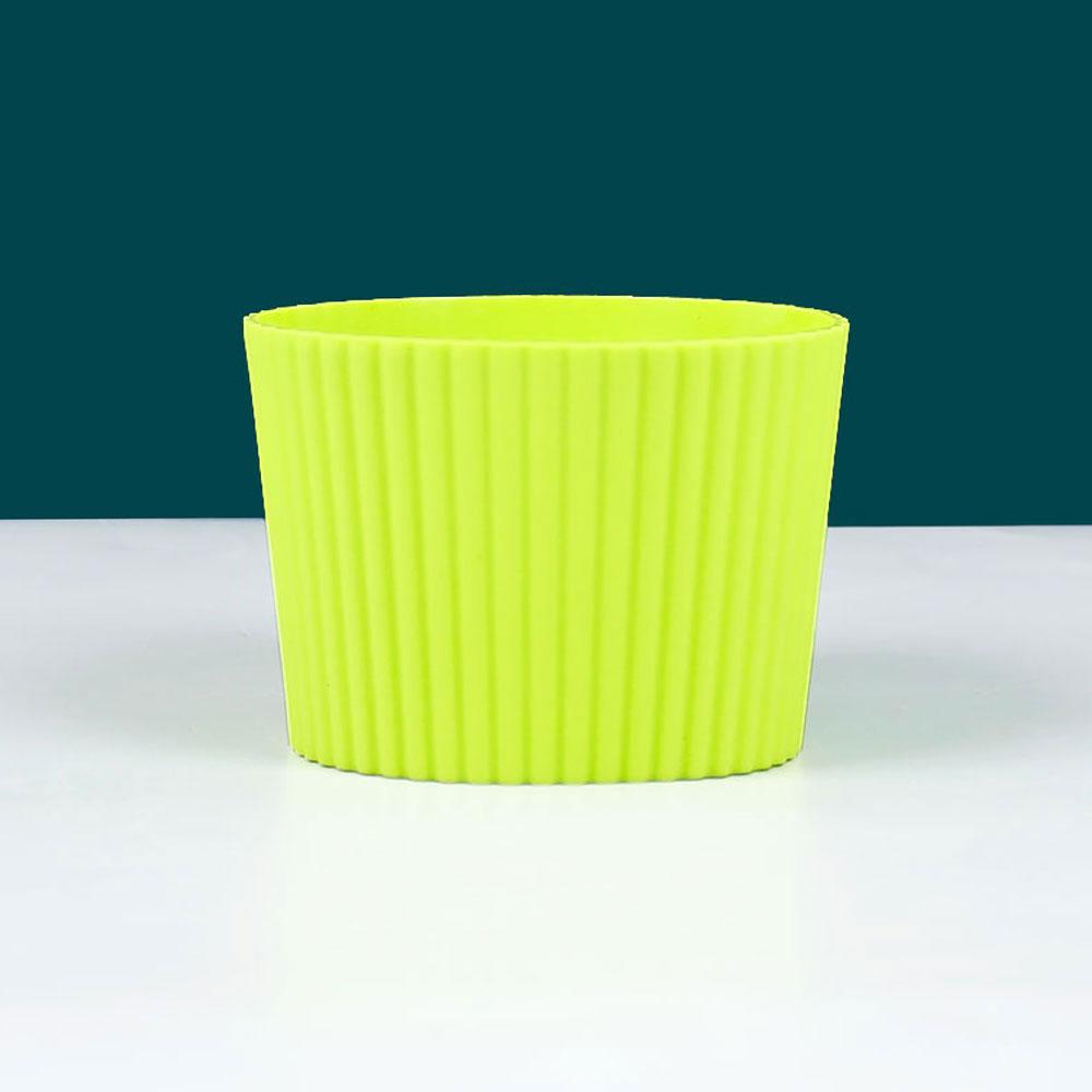 Silicone World Silicone Anti scalding Anti Slip Coffee Cup Cover Universal Tapered Thread Cup Sleeve Mug Ceramic Glass Cup Cover