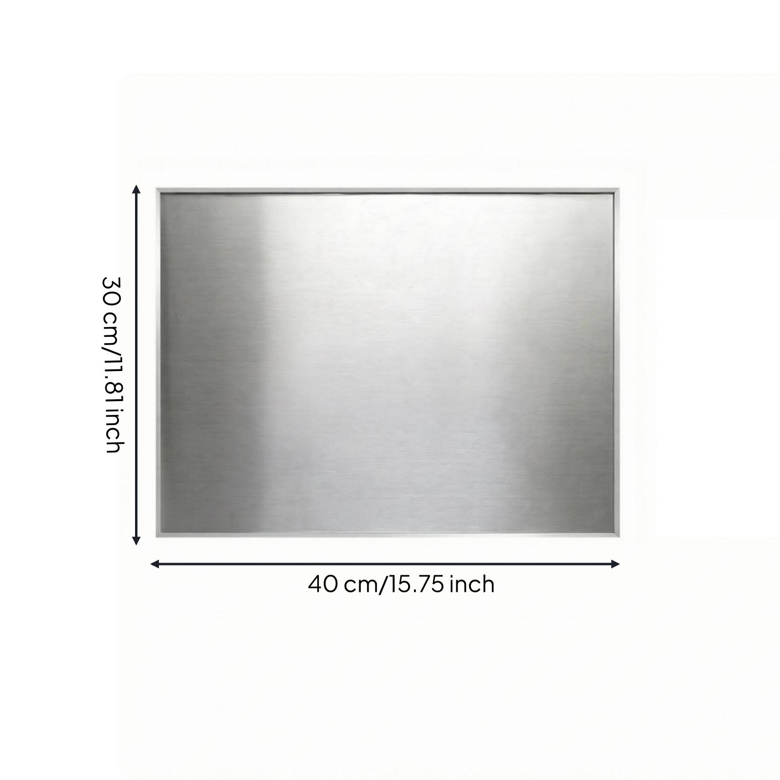 Brushed Stainless Steel Wall Display Board