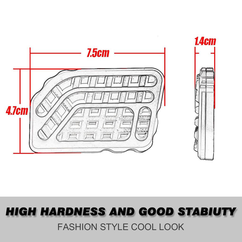 For Honda Rebel 250/500 REBLE 250/500 2017-2021 REAR FOOTBRAKE LEVER EXTENDER EXTENSION REAR BRAKE PEG PAD