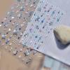 Shiny Blowing Bubble Nail Decorations Stickers 5D Shell Light Love Cat Bubble Transfer Slider Sticker DIY Manicure Decals