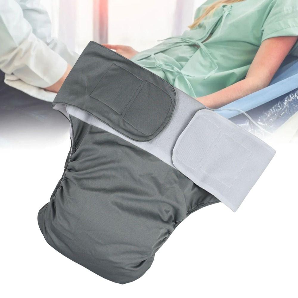 

Reusable Adult Diapers Breathable Adult Panties Hospital Health Washable Cloth Diaper Elderly Men Waist Fit(43-127cm) синий