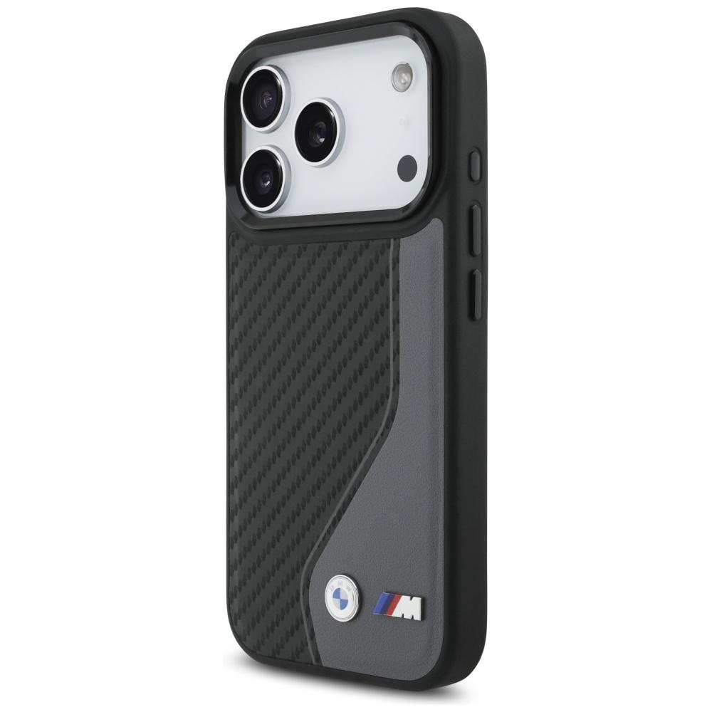 BMW M Carbon Logo MagSafe Hülle für iPhone 17 Pro Anthrazit