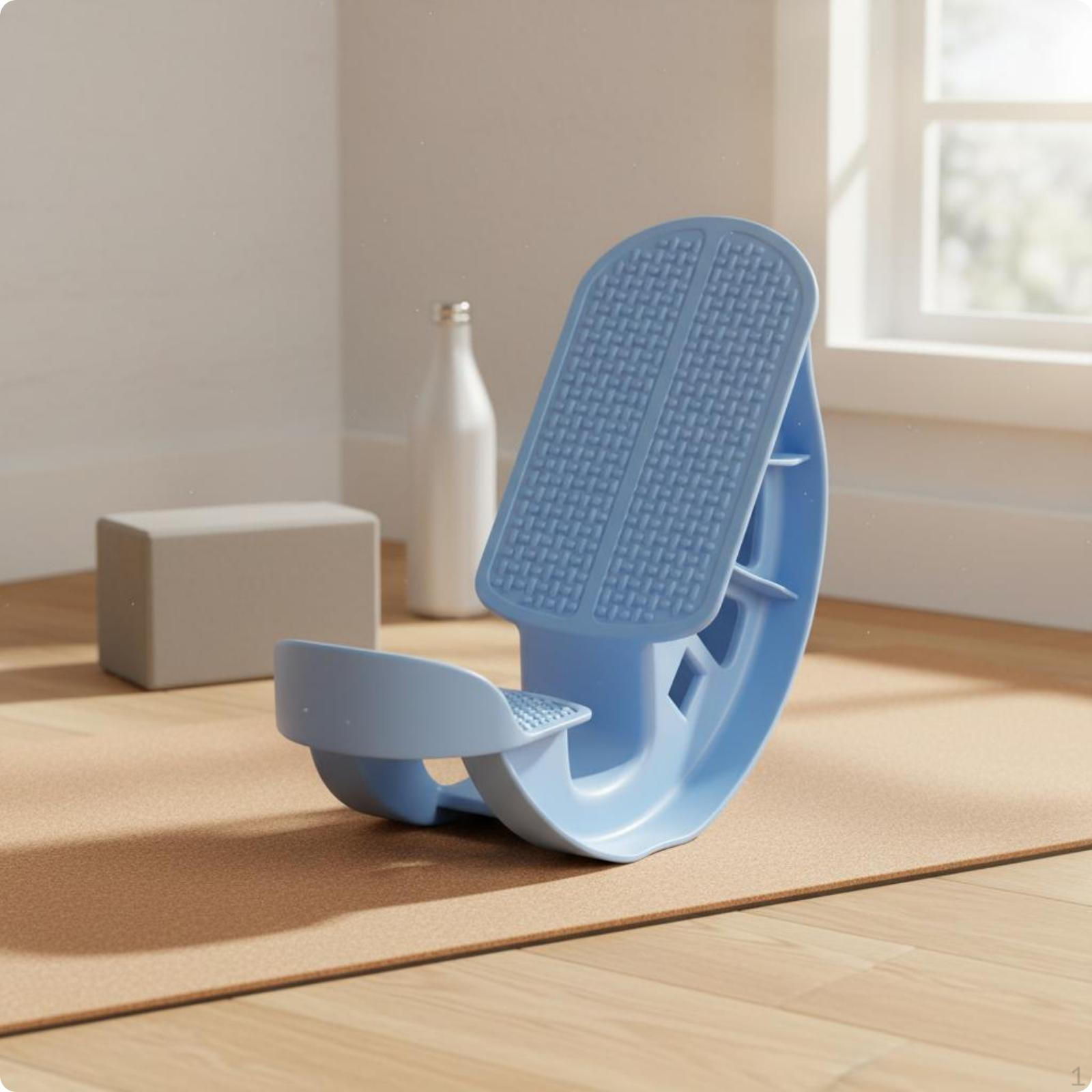 Stretching Board Curved Calf Flexibility Textured Foot Stretcher Single Pedal Single Pedal B