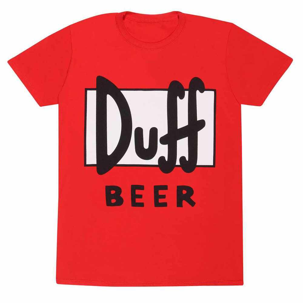 

Футболка Duff Beer Симпсоны Гомер Официальная Новая Красная M
