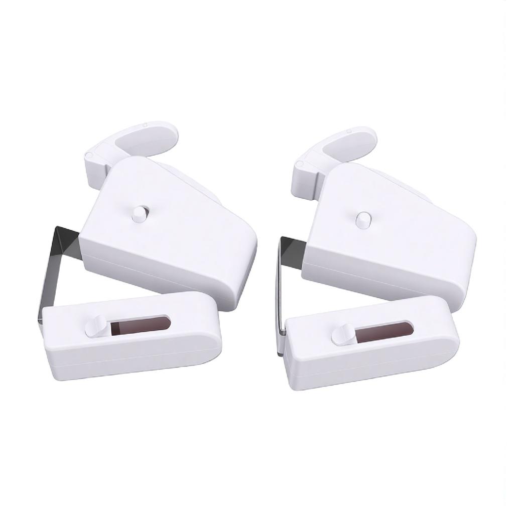 Child Proof Door Locks No Tools Installation Sturdy Detachable Snap On Safety Lock for Toddler 2pcs